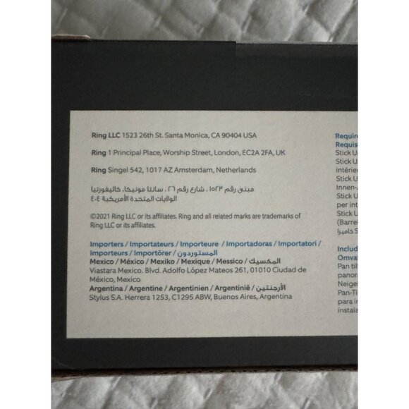 Ring Pan-Tilt Mount for Stick Up Cam Plug-In White NWB - Picture 3 of 8